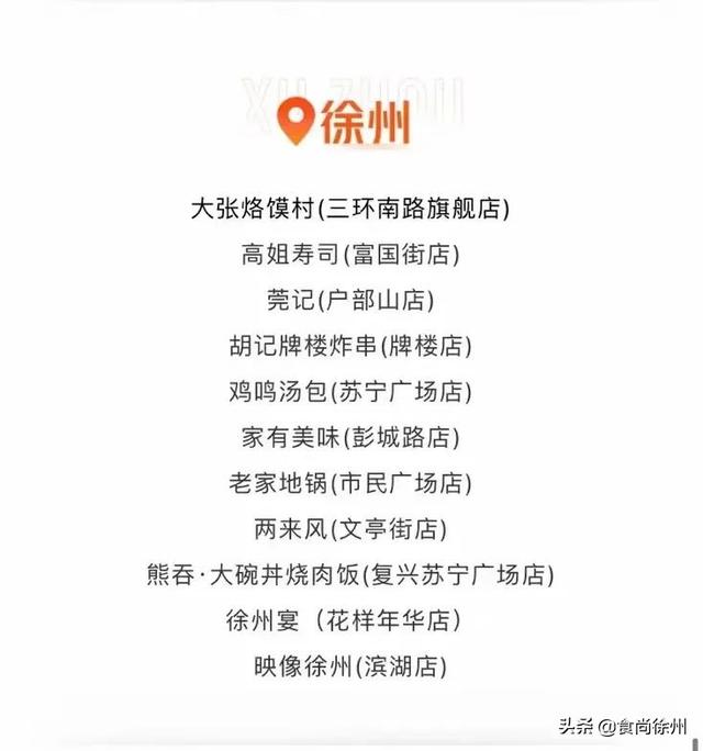 徐州美食推荐必吃（徐州11家餐厅登上最新必吃榜）(2)