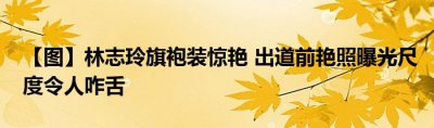 ​林志玲性感旗袍美艳造型遭拒绝尴尬与无奈(图)