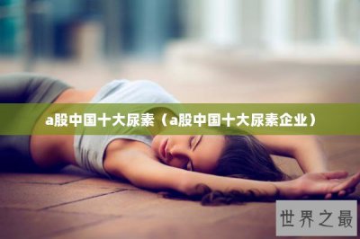 ​a股中国十大尿素（a股中国十大尿素企业）