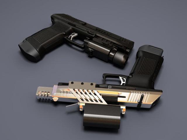 为纪念1911手枪而诞辰的，勃郎宁X42手枪就是漂亮！
