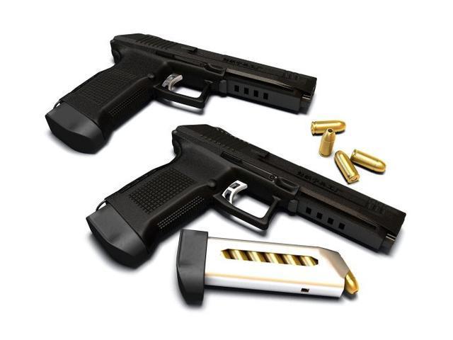 为纪念1911手枪而诞辰的，勃郎宁X42手枪就是漂亮！