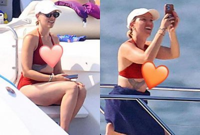 ​KD女神近照曝光！38岁风韵犹存，穿比基尼出海，身材明显走样
