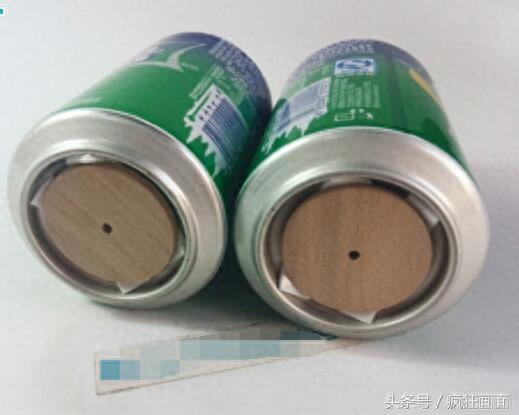 用易拉罐制造的小汽车，跑起来呜呜的，我看了也学会了