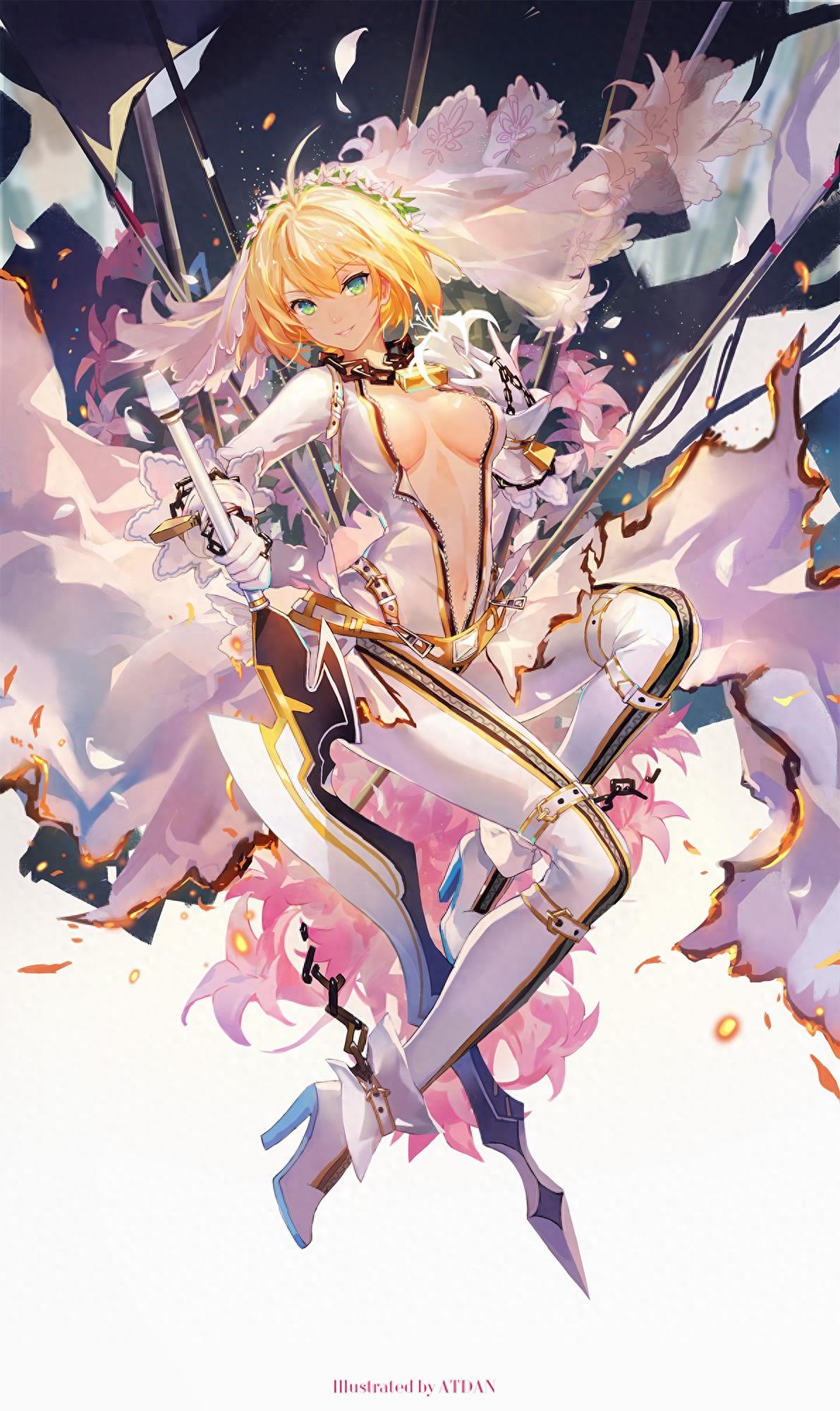 Fate｜Saber尼禄高清美图，哪张是你的一见倾心