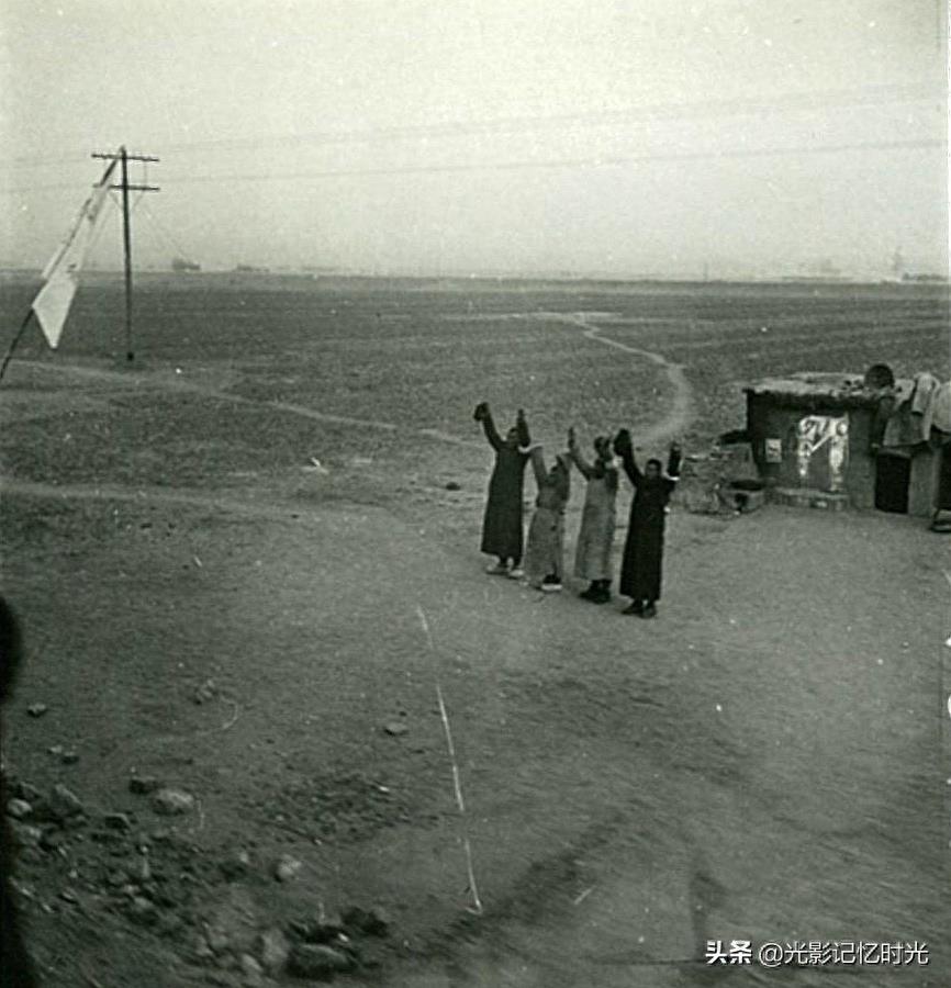 老照片：1940年--1941年石德铁路开通仪式（石家庄---德州）