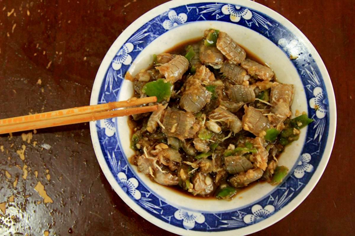 虾婆味道鲜美，制作方法特别有人不敢吃