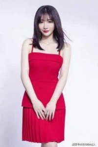 ​柳岩最新性感写真曝光：火辣红裙展现曼妙身姿