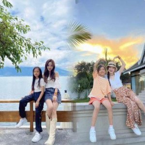 ​李小璐分享母女合影，网友称赞母女俩颜值高，期待古装造型