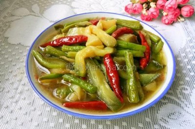 ​茄子炖豆角