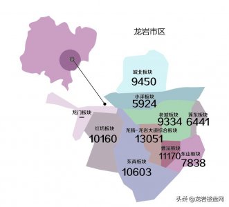 ​速看！龙岩各版块房价地图出炉 你适合入手哪个版块？