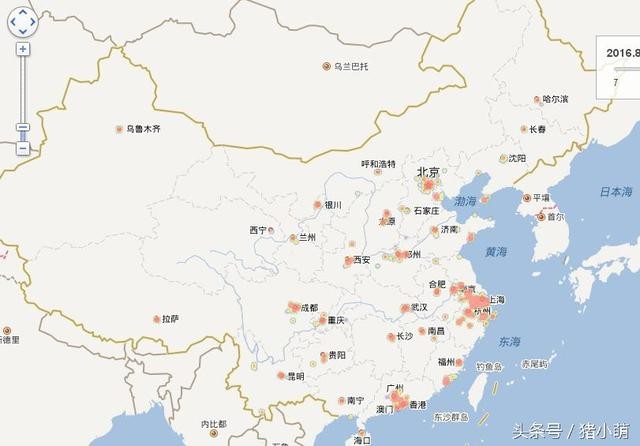 中国城市人口热力图 城市热力图查询