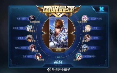 ​王者荣耀：五国服“抗韩”成功！国服第一赵云，服气！